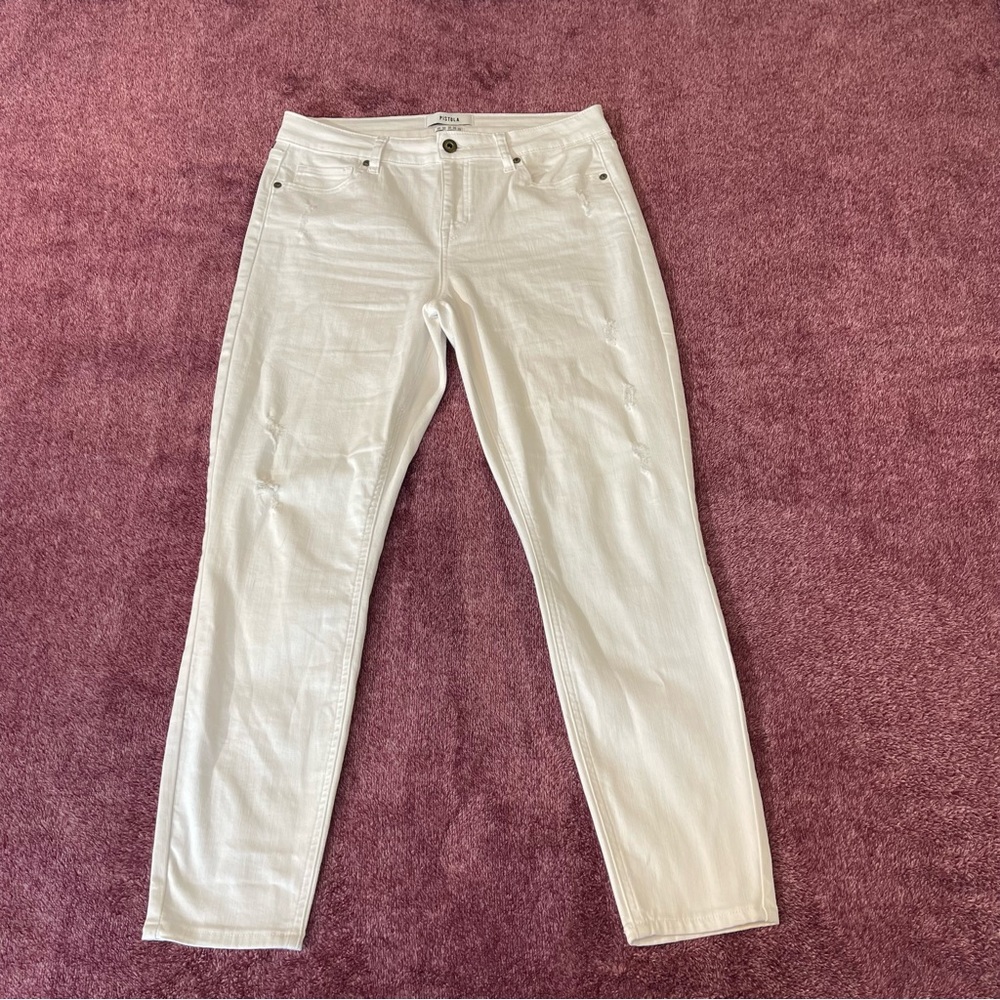Pistola Women's White Jeans